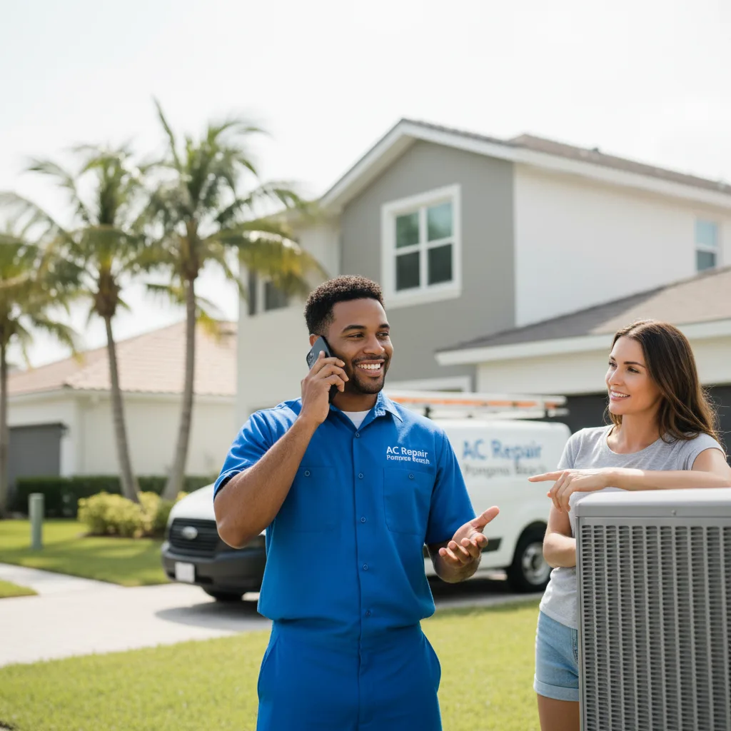 AC Repair Pompano Beach customer support in Stratford